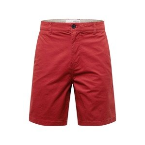 SELECTED HOMME Chino kalhoty  rezavě červená