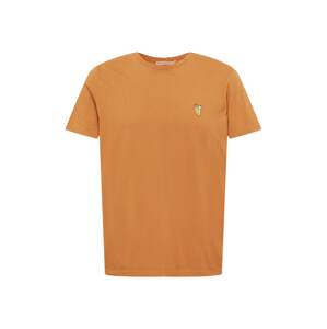Nudie Jeans Co Tričko 'Roy'  žlutá / oranžová / černá / bílá