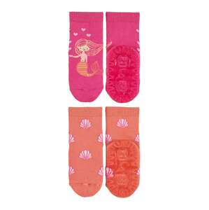 STERNTALER Ponožky 'AIR'  pastelově žlutá / oranžová / pink / růžová