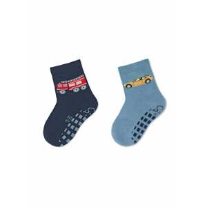 STERNTALER Ponožky  modrá / červená / šedá / žlutá