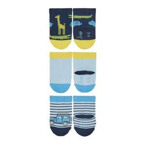 STERNTALER Ponožky  žlutá / světlemodrá / tmavě modrá