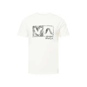 RVCA Tričko  černá / bílá