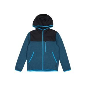 ICEPEAK Funkční flísová bunda 'LENZEN'  tmavě modrá / nebeská modř / aqua modrá