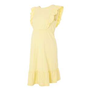 MAMALICIOUS Letní šaty 'Roberta Mary'  světle žlutá
