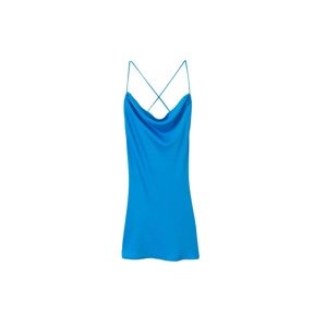 MANGO Koktejlové šaty 'Lupe' modrá