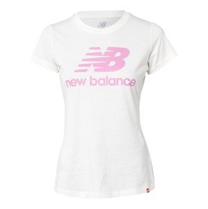 new balance Funkční tričko  světle růžová / bílá