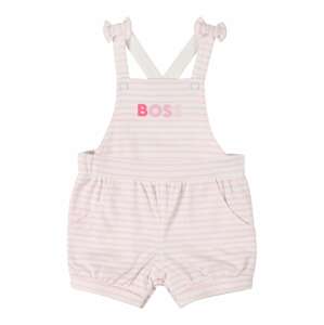 BOSS Kidswear Laclové kalhoty  pink / tmavě růžová / bílá