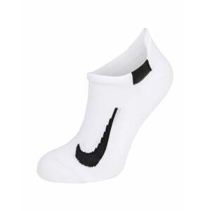 NIKE Sportovní ponožky 'Multiplier' černá / bílá
