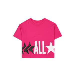 CONVERSE Tričko 'ALL STAR'  pink / černá / bílá