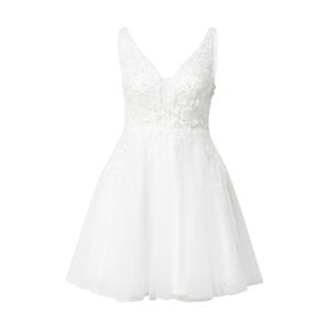 Laona Koktejlové šaty bílá