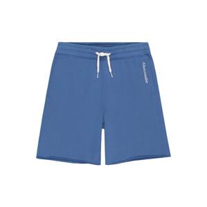 Abercrombie & Fitch Kalhoty  chladná modrá / bílá
