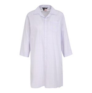 Lauren Ralph Lauren Noční košilka  hnědá / lenvandulová / bílá