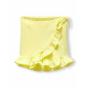 KIDS MINI GIRL Kalhoty 'Mette'  pastelově žlutá