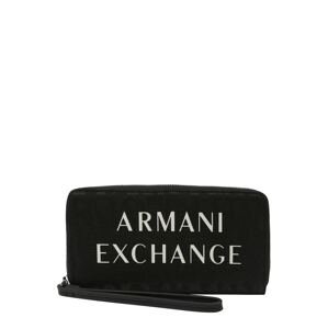 ARMANI EXCHANGE Peněženka  černá / bílá