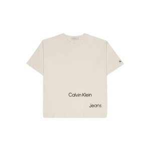 Calvin Klein Jeans Tričko  režná / černá