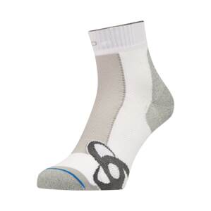 ODLO Sportovní ponožky  bílá / šedá / tmavě šedá