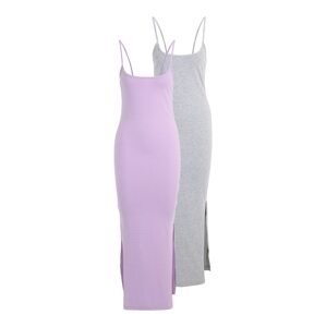 Missguided Maternity Letní šaty šedý melír / fialová