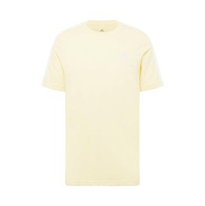 ADIDAS PERFORMANCE Funkční tričko  světle žlutá / bílá