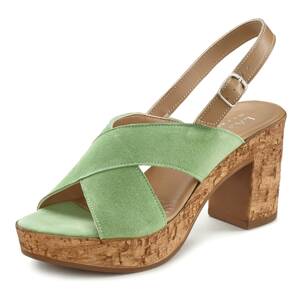 LASCANA Páskové sandály zelená