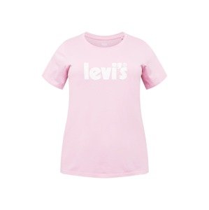Levi's® Plus Tričko 'PERFECT'  světle růžová / bílá