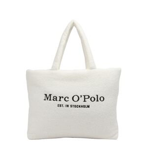 Marc O'Polo Nákupní taška  bílá / černá