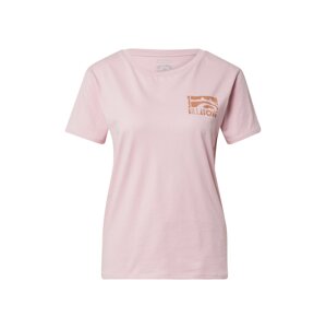 BILLABONG Funkční tričko 'Adiv' hnědá / růžová