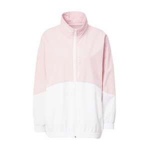 UNDER ARMOUR Sportovní bunda pastelově růžová / bílá