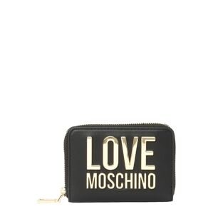 Love Moschino Peněženka  zlatá / černá