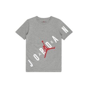 Jordan Tričko šedá / červená / bílá
