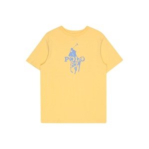 Polo Ralph Lauren Tričko  kouřově modrá / žlutá