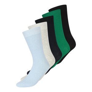 JACK & JONES Ponožky 'BRINK'  modrá / zelená / světle zelená / černá
