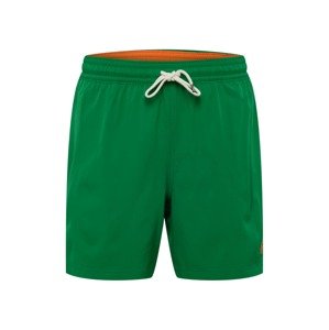 Polo Ralph Lauren Plavecké šortky 'TRAVELER'  trávově zelená / oranžová