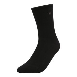 Lauren Ralph Lauren Ponožky  šedobéžová / černá