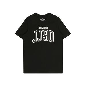 Jack & Jones Junior Tričko 'Cemb'  černá / bílá