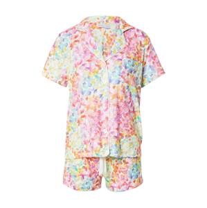 PJ Salvage Pyžamo  světlemodrá / oranžová / pink / bílá