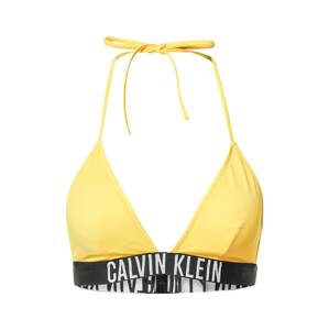 Calvin Klein Swimwear Horní díl plavek  žlutá / černá / bílá