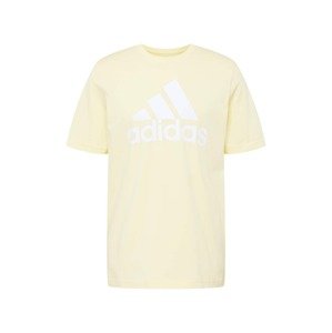 ADIDAS PERFORMANCE Funkční tričko  pastelově žlutá / bílá