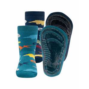 EWERS Ponožky 'Dinos'  nebeská modř / tmavě modrá / mix barev