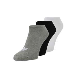 ADIDAS ORIGINALS Ponožky  šedý melír / černá / bílá