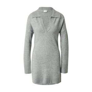Abercrombie & Fitch Úpletové šaty šedý melír