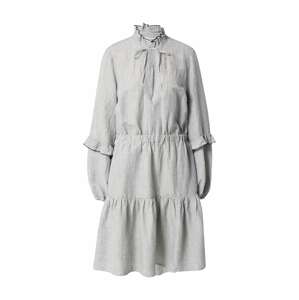 IVY OAK Košilové šaty 'DIORA' antracitová / šedý melír / bílá