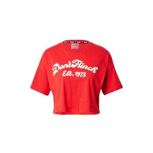 PUMA Funkční tričko červená / bílá