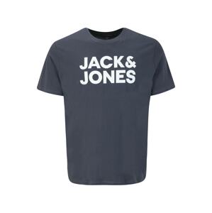 Jack & Jones Plus Tričko  námořnická modř / bílá