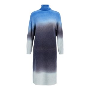 OBJECT Úpletové šaty  azurová / světlemodrá / lilek
