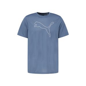 PUMA Funkční tričko  noční modrá / bílá