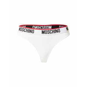 Moschino Underwear Tanga  červená / černá / bílá