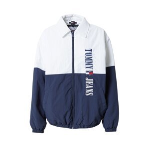 Tommy Jeans Přechodná bunda námořnická modř / červená / bílá