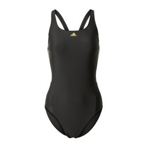 ADIDAS SPORTSWEAR Sportovní plavky žlutá / černá / bílá