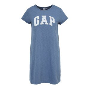 Gap Tall Šaty chladná modrá / bílá