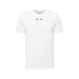 ADIDAS SPORTSWEAR Funkční tričko 'New York' hnědá / pink / černá / bílá